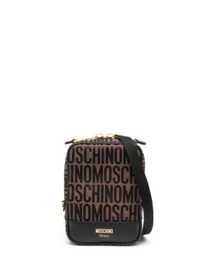 

Logo-print crossbody bag, Moschino Logo-print crossbody bag