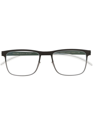 

Armin rectangle-frame glasses, Mykita Armin rectangle-frame glasses
