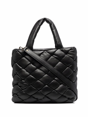 

Interwoven leather tote bag, Officine Creative Interwoven leather tote bag