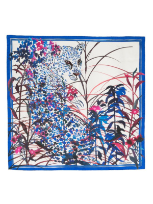 

Leopard-print silk scarf, Ferragamo Leopard-print silk scarf