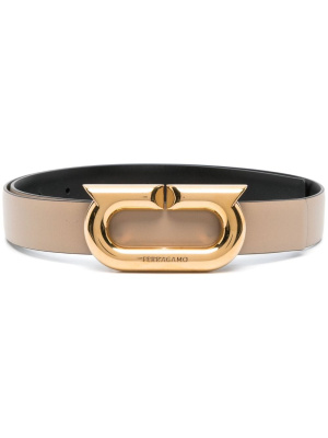 

Gancio Ellipse leather belt, Ferragamo Gancio Ellipse leather belt
