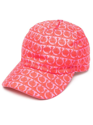 

Gancini print cap, Ferragamo Gancini print cap