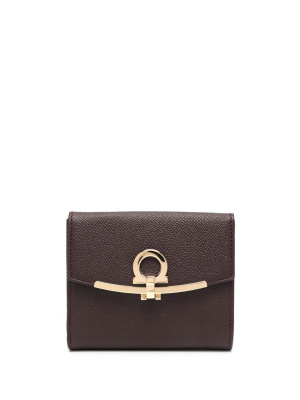 

Leather logo plaque purse, Ferragamo Leather logo plaque purse