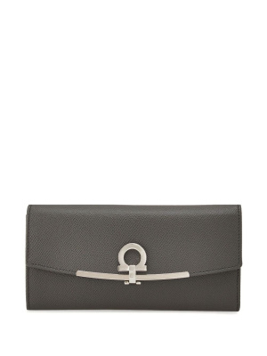 

Gancini-plaque leather wallet, Ferragamo Gancini-plaque leather wallet