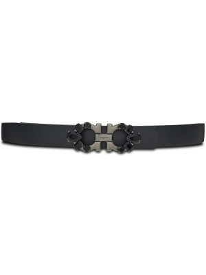 

Gancini-plaque leather belt, Ferragamo Gancini-plaque leather belt