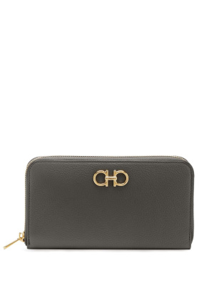

Gancini-plaque leather wallet, Ferragamo Gancini-plaque leather wallet
