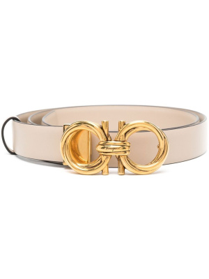 

Donna Gancini-buckle leather belt, Ferragamo Donna Gancini-buckle leather belt