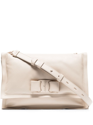 

Viva bow-detail shoulder bag, Ferragamo Viva bow-detail shoulder bag