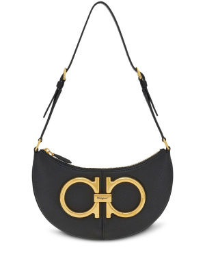 

Gancio leather shoulder bag, Ferragamo Gancio leather shoulder bag