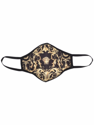 

Barocco-print face mask, Versace Barocco-print face mask