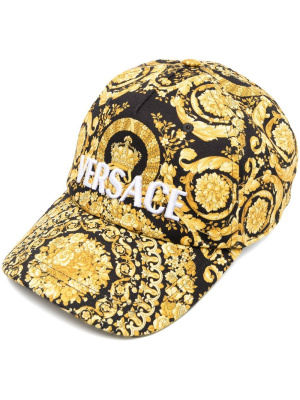 

Barocco-print baseball cap, Versace Barocco-print baseball cap