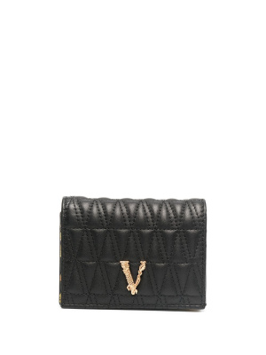 

Virtus quilted bifold wallet, Versace Virtus quilted bifold wallet