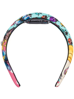 

Ladybug-print headband, Versace Ladybug-print headband