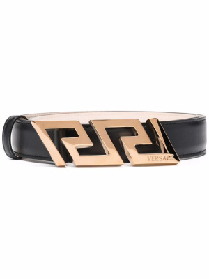 

Logo plaque belt, Versace Logo plaque belt