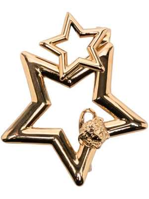 

Medusa-head star hair clip, Versace Medusa-head star hair clip