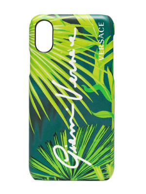 

Leaf print iPhone XS case, Versace Leaf print iPhone XS case