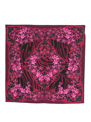 

Floral-print silk scarf, Versace Floral-print silk scarf