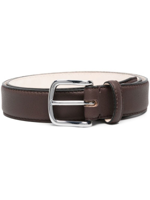 

Polished-buckle detail belt, Black & Brown Polished-buckle detail belt