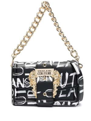 

Logo-print foldover bag, Versace Jeans Couture Logo-print foldover bag