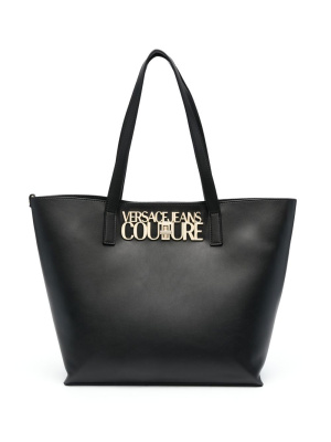 

Logo-plaque tote bag, Versace Jeans Couture Logo-plaque tote bag