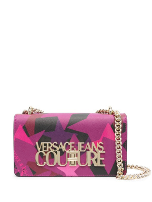 

Star-print logo-lettering crossbody bag, Versace Jeans Couture Star-print logo-lettering crossbody bag