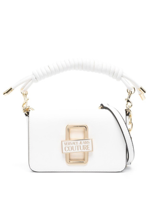 

Logo plaque lace-handle bag, Versace Jeans Couture Logo plaque lace-handle bag