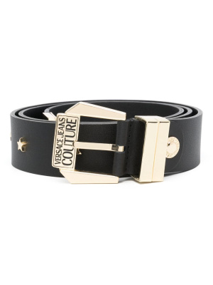 

Star-studded leather belt, Versace Jeans Couture Star-studded leather belt