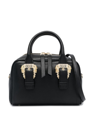 

Baroque-buckle faux-leather tote bag, Versace Jeans Couture Baroque-buckle faux-leather tote bag