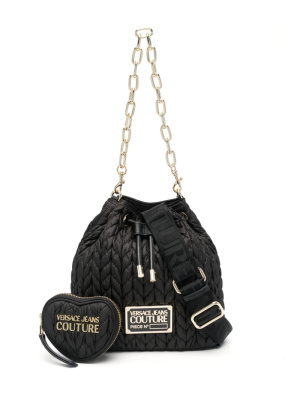 

Chevron-quilting bucket bag, Versace Jeans Couture Chevron-quilting bucket bag