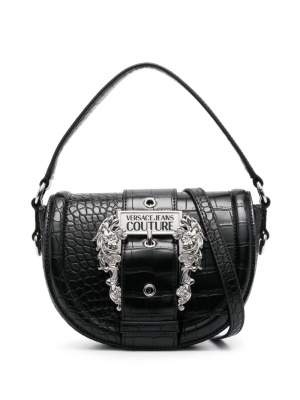 

Baroque-buckle crocodile-effect tote bag, Versace Jeans Couture Baroque-buckle crocodile-effect tote bag