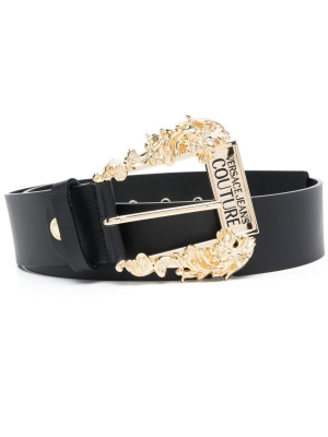 

Logo embellished buckle belt, Versace Jeans Couture Logo embellished buckle belt