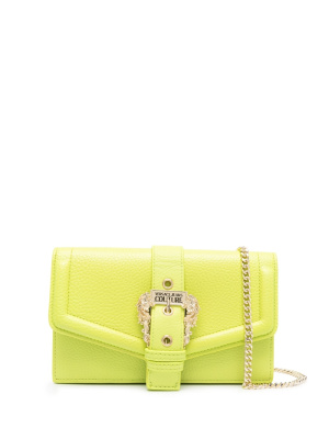 

Logo-buckle leather crossbody bag, Versace Jeans Couture Logo-buckle leather crossbody bag