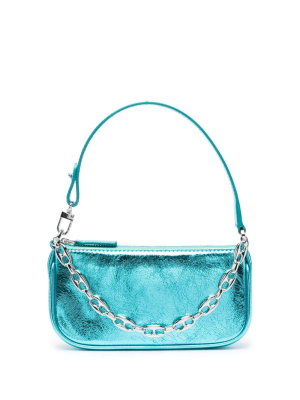 

Mini Rachel metallic leather bag, BY FAR Mini Rachel metallic leather bag