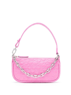 

Rachel crocodile-effect mini bag, BY FAR Rachel crocodile-effect mini bag