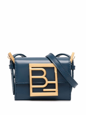 

Fran logo-plaque micro tote bag, BY FAR Fran logo-plaque micro tote bag