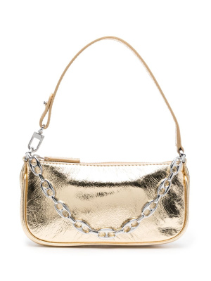 

Mini Rachel metallic shoulder bag, BY FAR Mini Rachel metallic shoulder bag