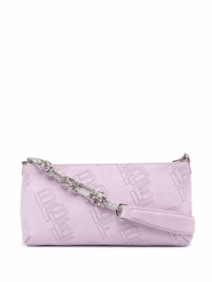 

Perforated logo pattern shoulder bag, BY FAR Perforated logo pattern shoulder bag