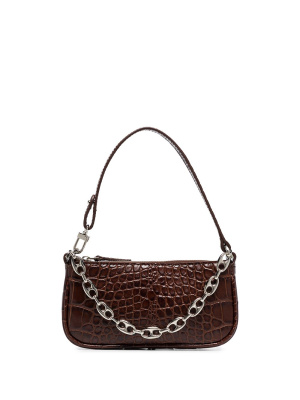 

Mini Rachel croc-effect bag, BY FAR Mini Rachel croc-effect bag