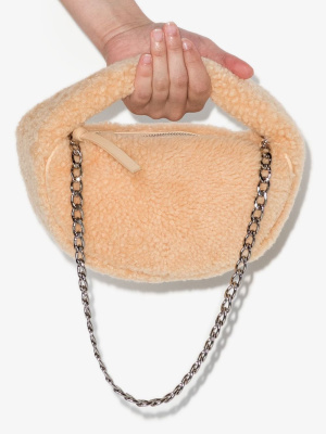 

Baby Cush shearling mini bag, BY FAR Baby Cush shearling mini bag
