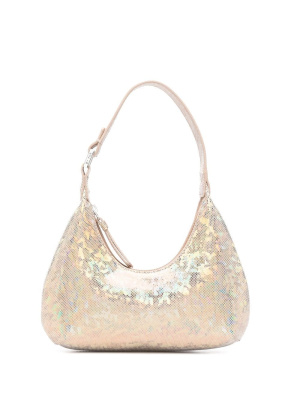

Metallic-effect zipped tote, BY FAR Metallic-effect zipped tote