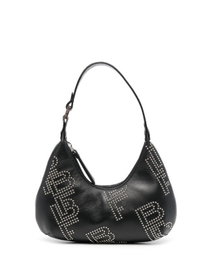 

Stud-embellished leather tote bag, BY FAR Stud-embellished leather tote bag