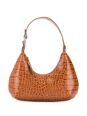 

Crocodile-effect shoulder bag, BY FAR Crocodile-effect shoulder bag