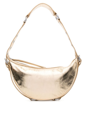 

Gib metallic leather shoulder bag, BY FAR Gib metallic leather shoulder bag