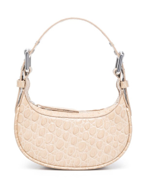 

Mini Soho crocodile-embossed shoulder bag, BY FAR Mini Soho crocodile-embossed shoulder bag