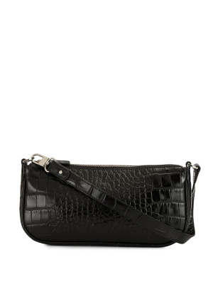 

Rachel croc-effect shoulder bag, BY FAR Rachel croc-effect shoulder bag