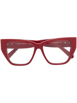 

Logo-plaque arm glasses, Moncler Eyewear Logo-plaque arm glasses