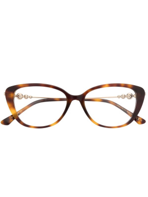 

Cat-eye frame glasses, Jimmy Choo Eyewear Cat-eye frame glasses