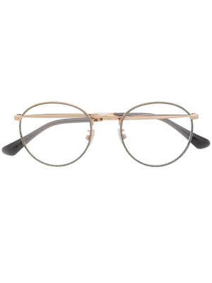 

Glitter round-frame glasses, Jimmy Choo Eyewear Glitter round-frame glasses