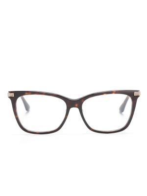 

Glitter-embellished cat-eye glasses, Jimmy Choo Eyewear Glitter-embellished cat-eye glasses