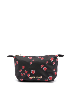 

Small Hearts trapezium makeup bag, Bimba y Lola Small Hearts trapezium makeup bag